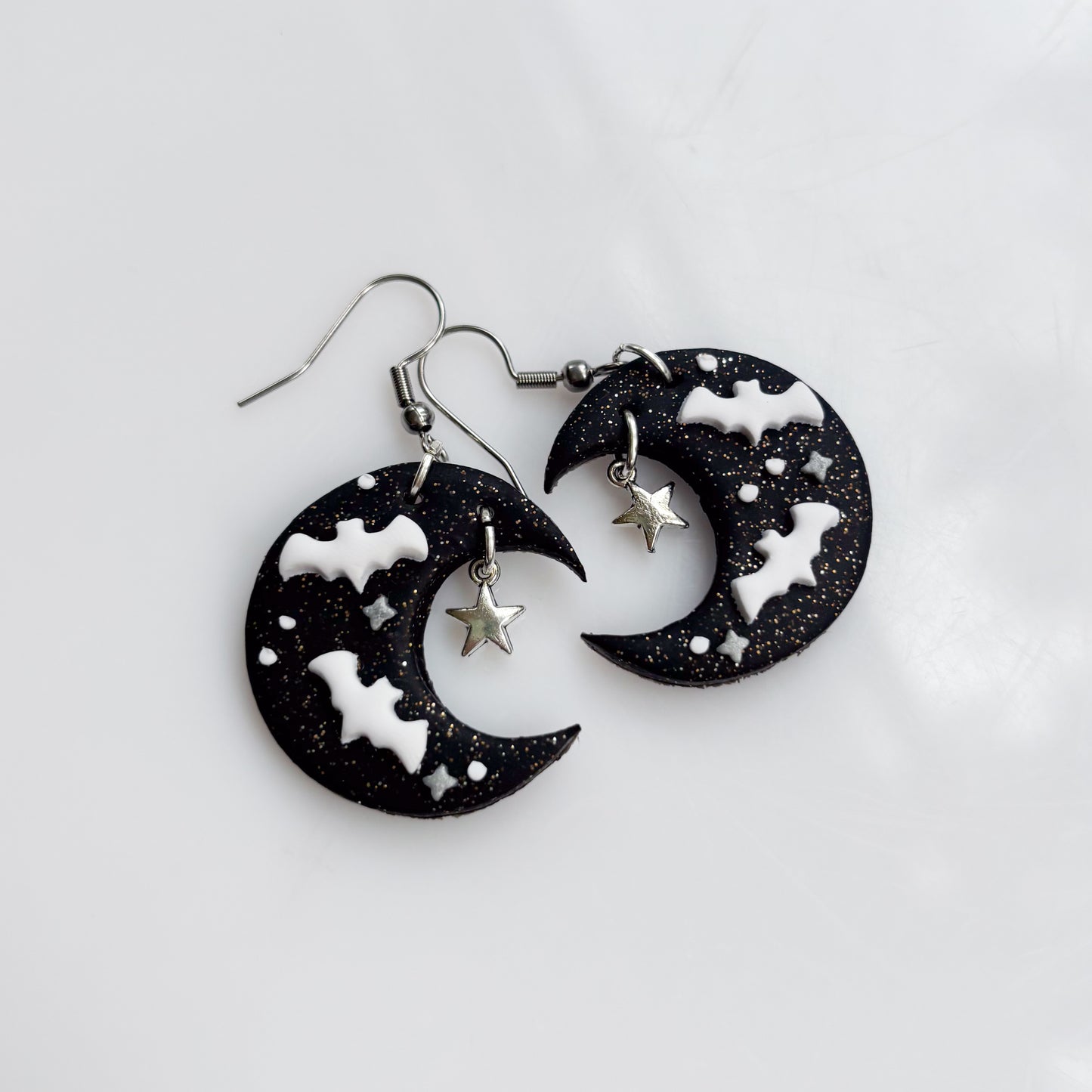 BAT MOON EARRINGS
