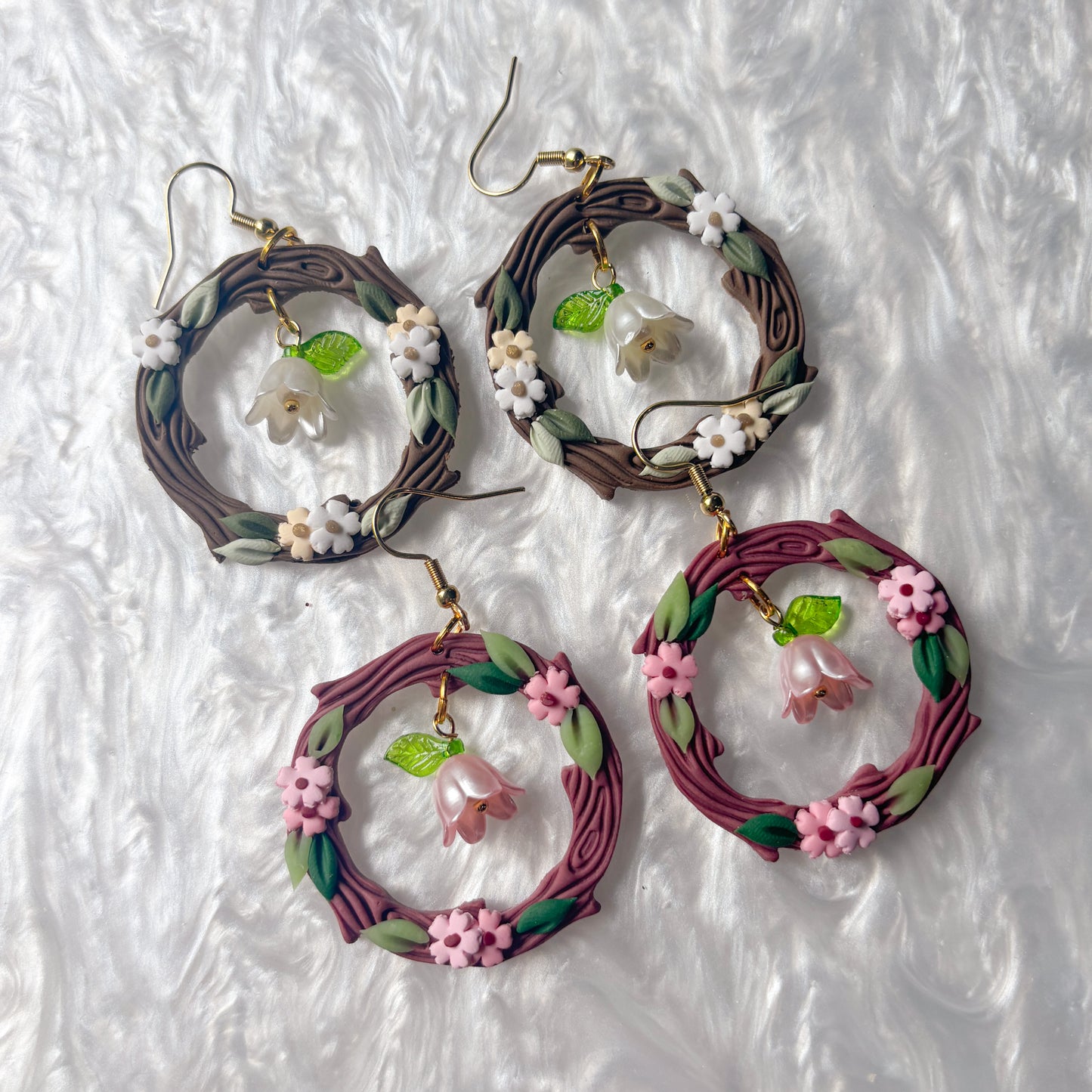 WOODLAND CIRCLE EARRINGS