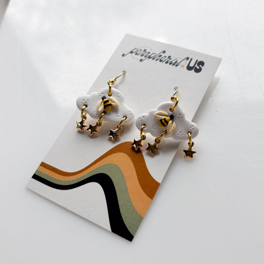BEE CLOUD EARRINGS