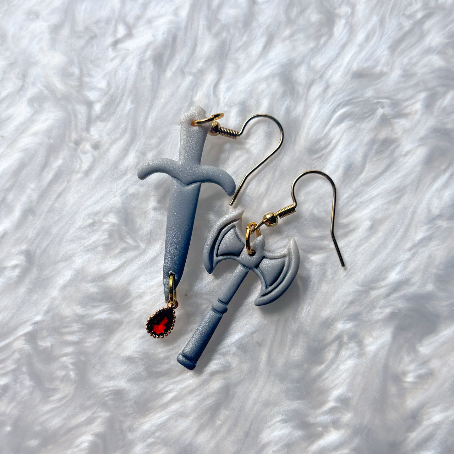 AXE & SWORD EARRINGS