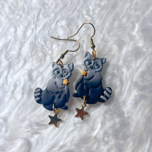 MAGIC RACCOON EARRINGS