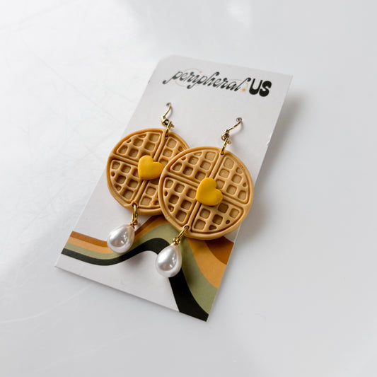 WAFFLE EARRINGS