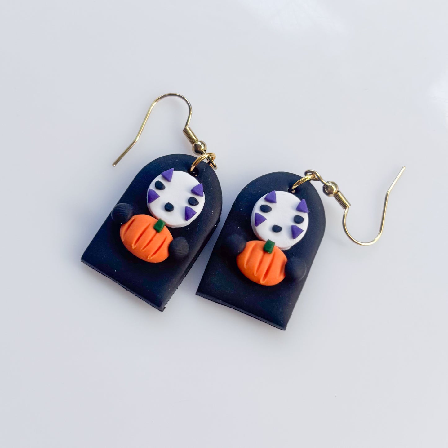PUMPKIN NO FACE EARRINGS