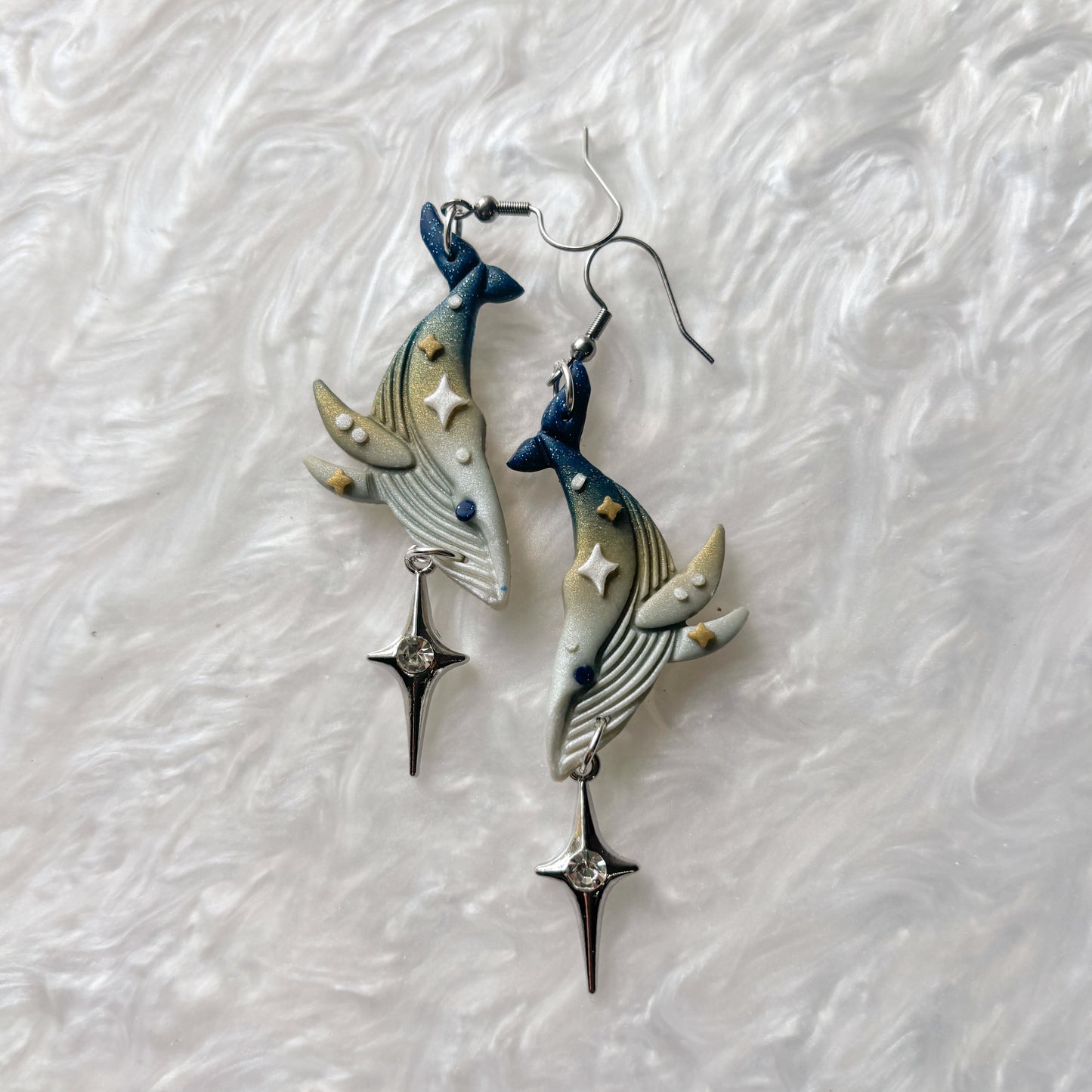 STARRY WHALE EARRINGS