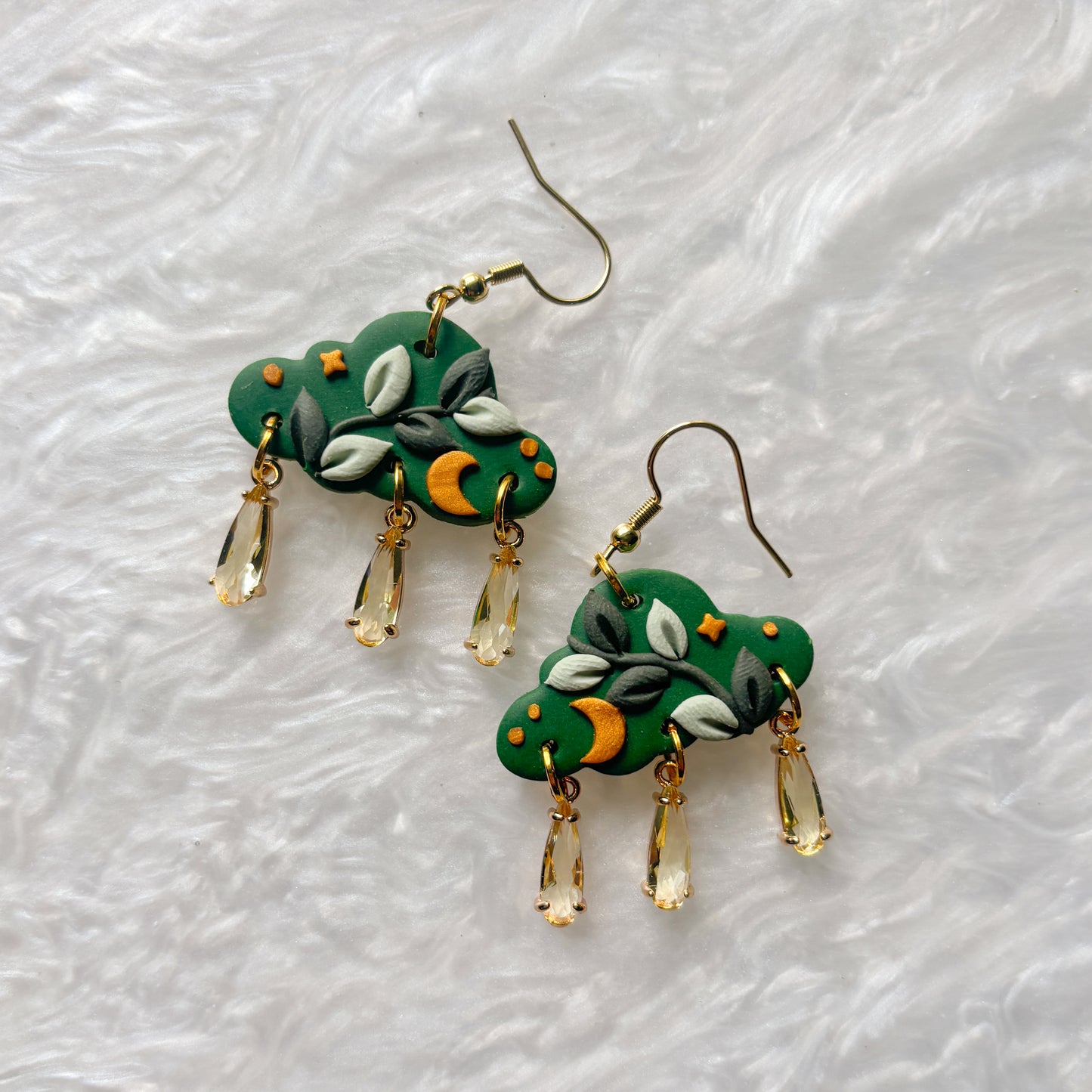 LEAF CLOUD EARRINGS