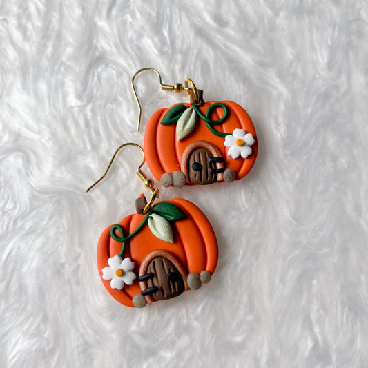 PUMPKIN COTTAGE EARRINGS