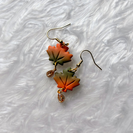 AUTUMN LEAF EARRINGS