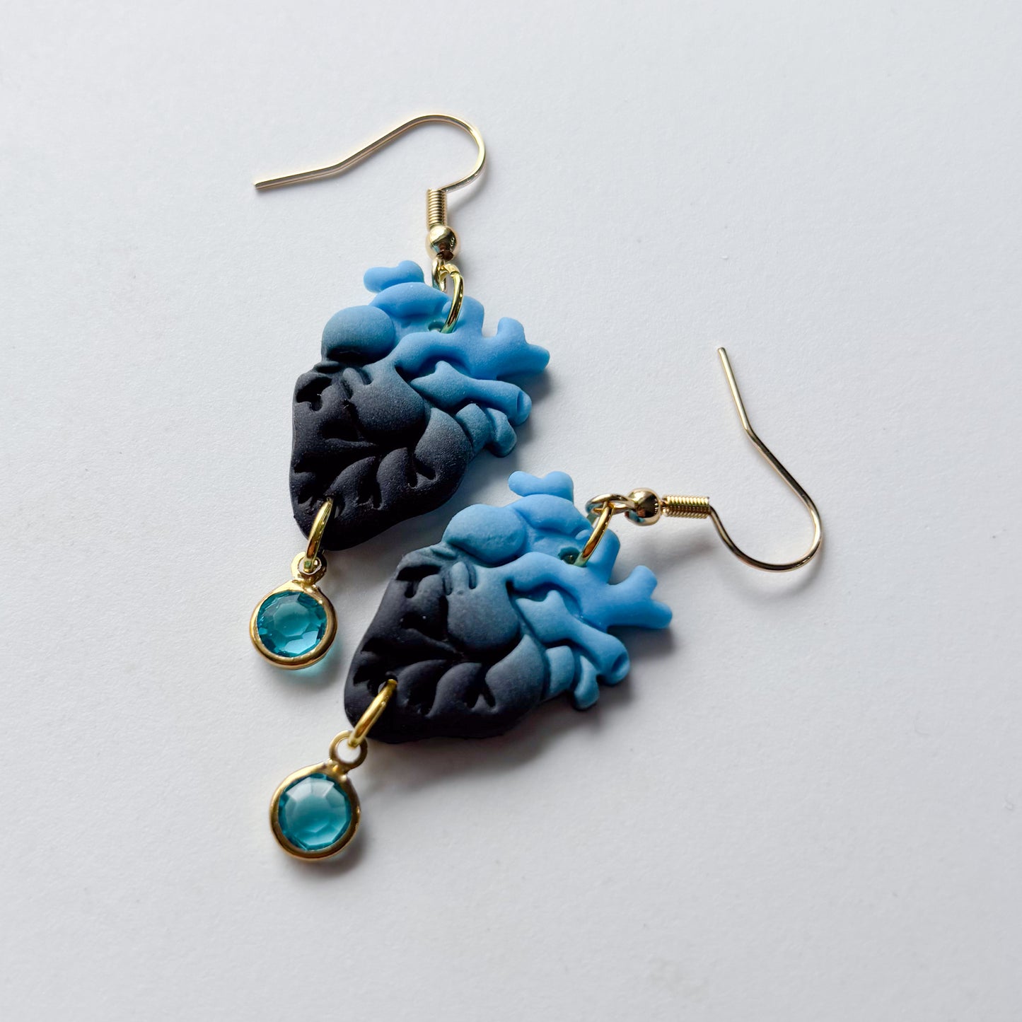 FROST ANATOMICAL HEART EARRINGS