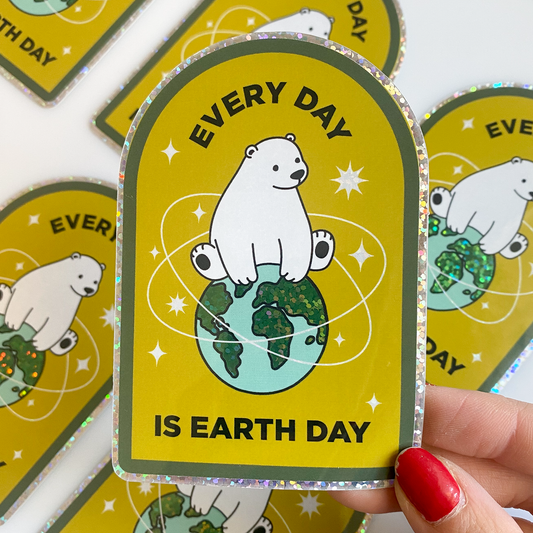 'EVERY DAY IS EARTH DAY' STICKER