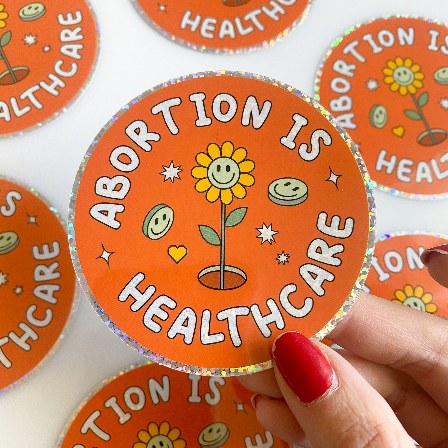 'ABORTION IS HEALTHCARE' STICKER