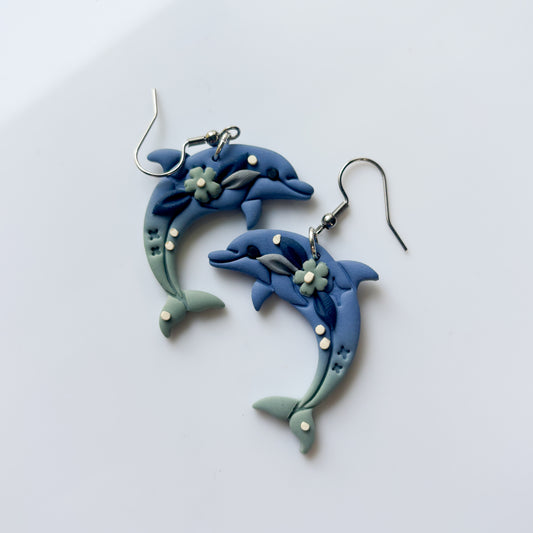 STARRY DOLPHIN EARRINGS