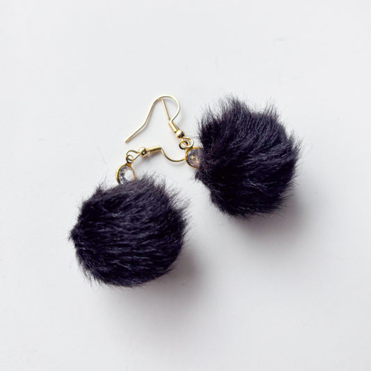 POM POM CHARM EARRINGS