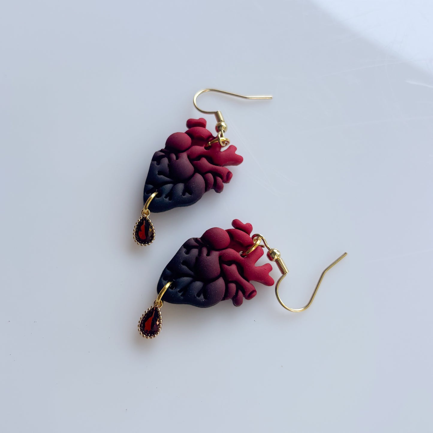 ANATOMICAL HEART EARRINGS