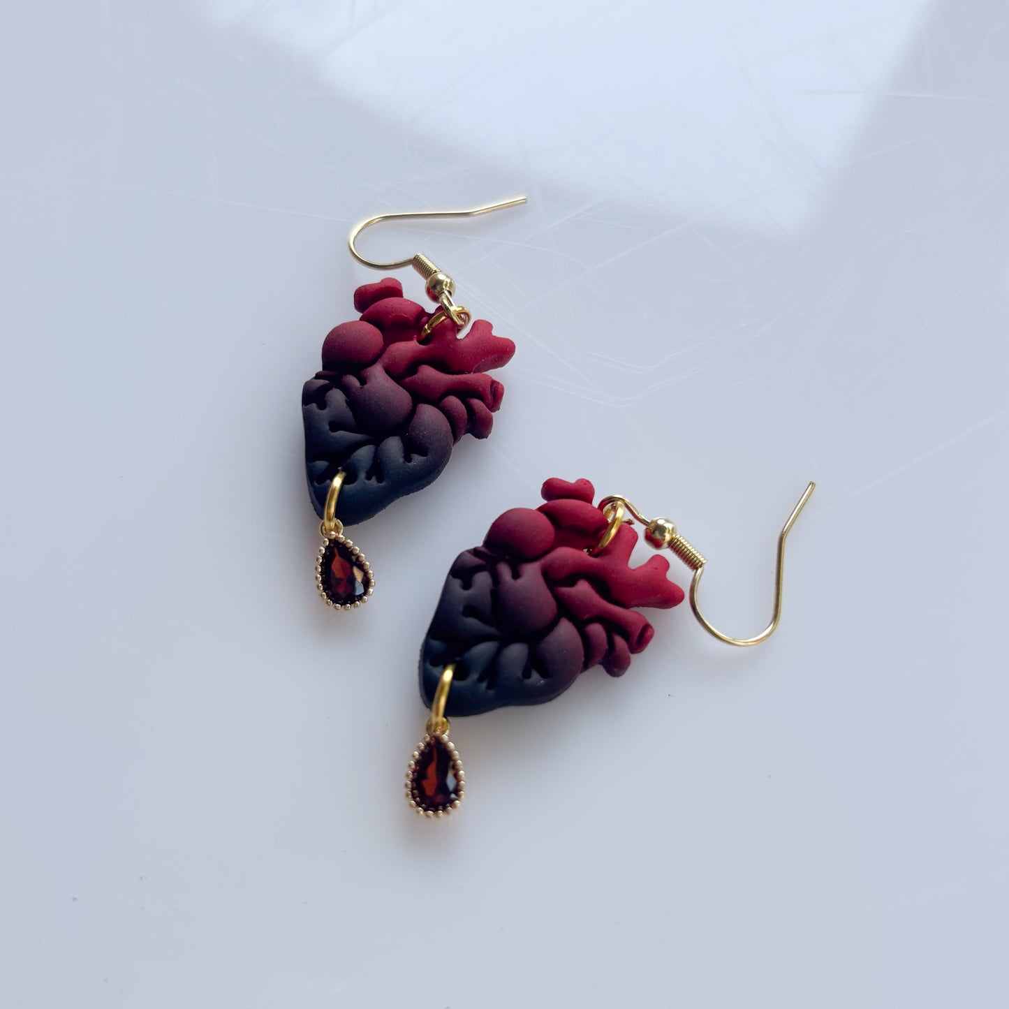 ANATOMICAL HEART EARRINGS