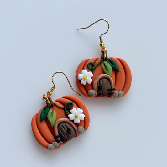 PUMPKIN COTTAGE EARRINGS