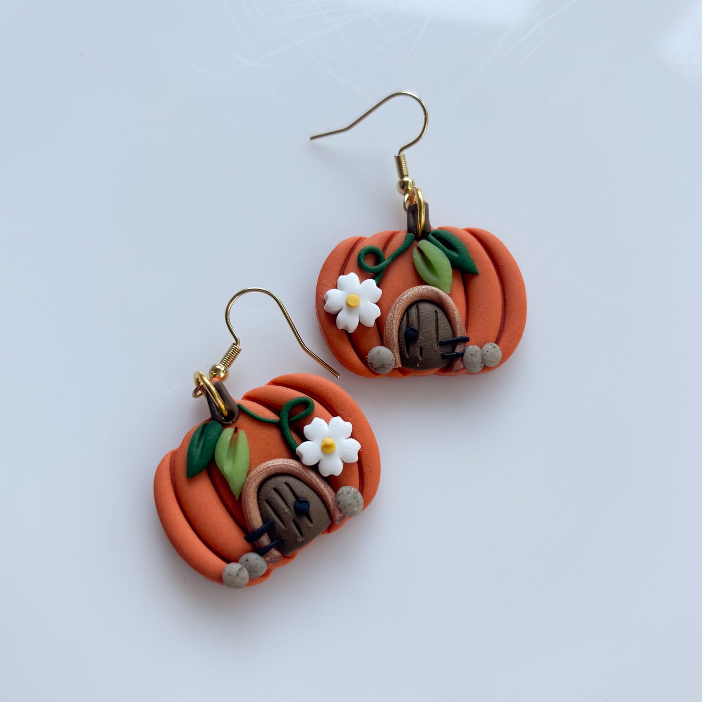PUMPKIN COTTAGE EARRINGS