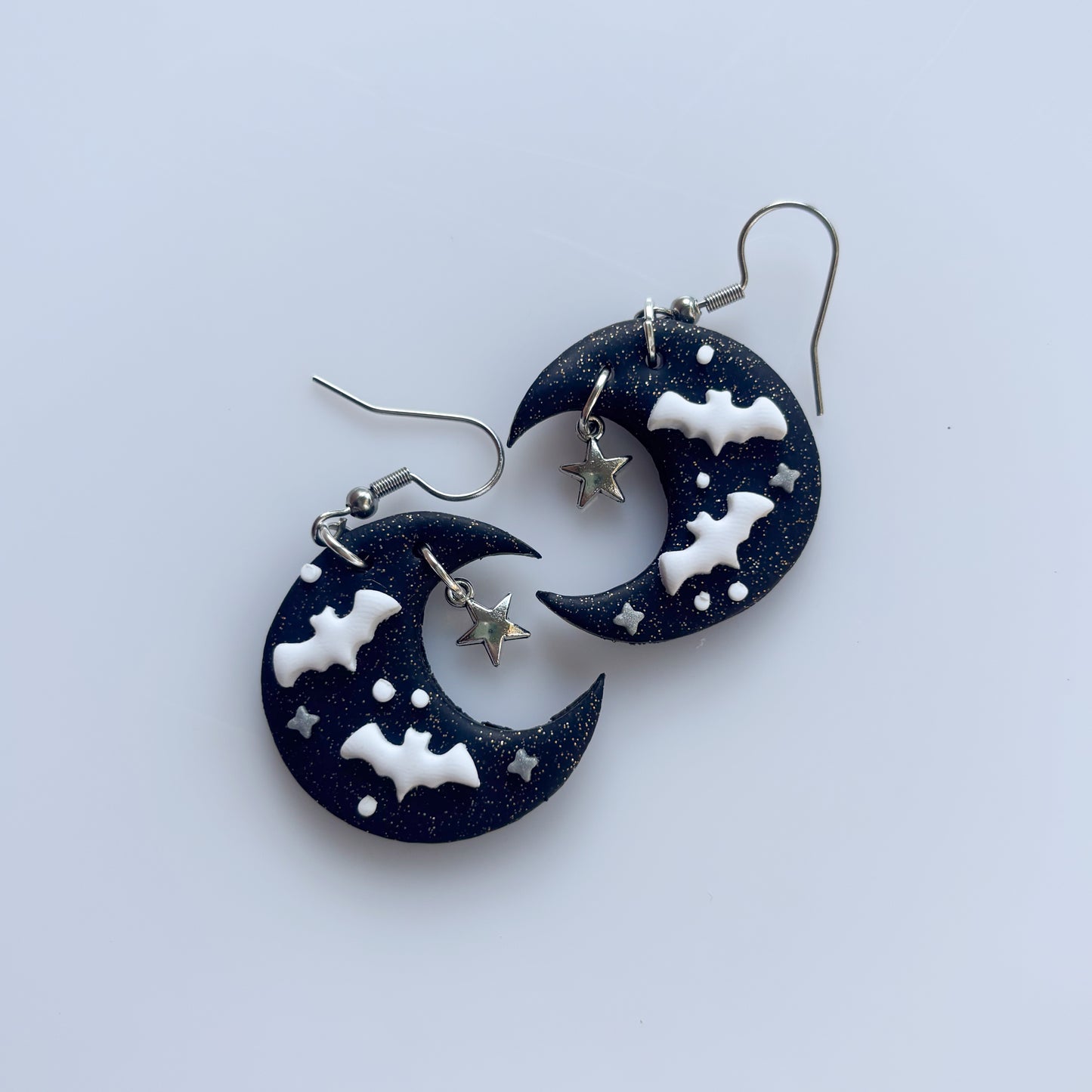 BAT MOON EARRINGS