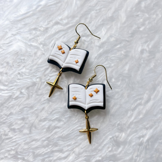 OPEN BOOK EARRINGS