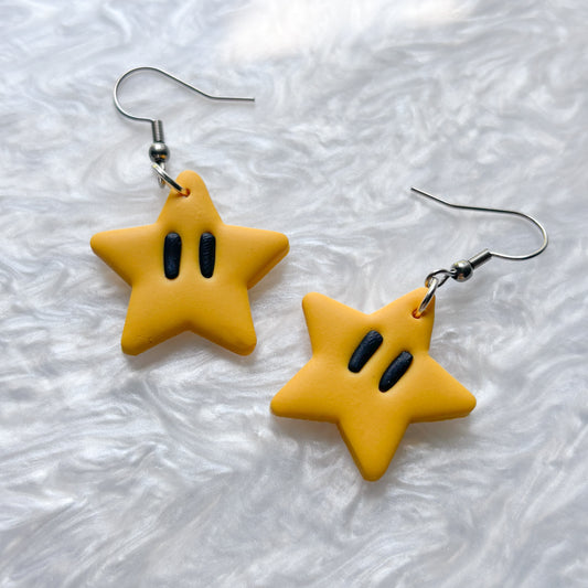 SUPER MARIO STAR EARRINGS