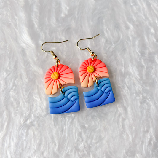 SUNSET OCEAN EARRINGS