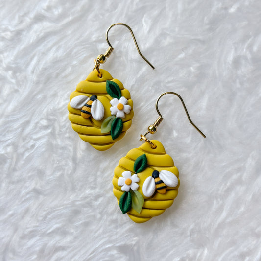 BEEHIVE EARRINGS