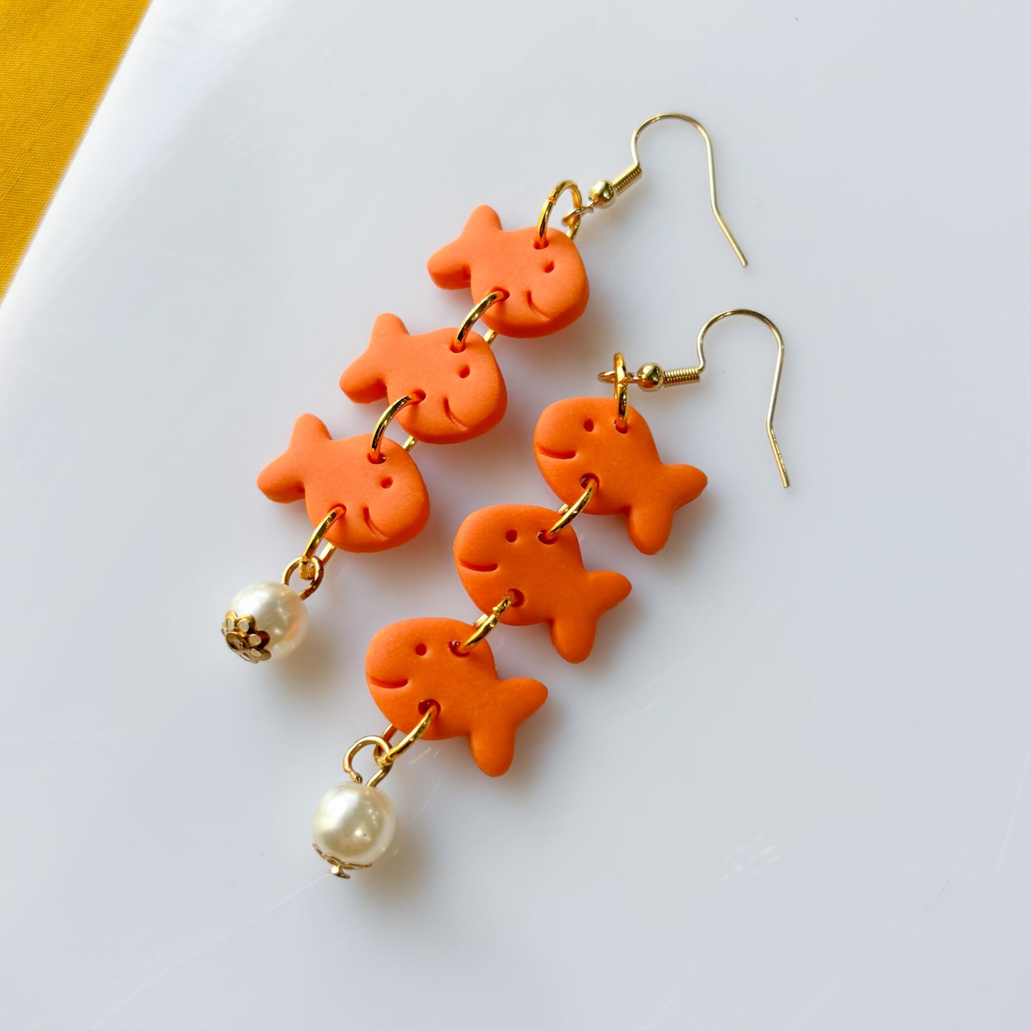 GOLDFISH TRIO EARRINGS
