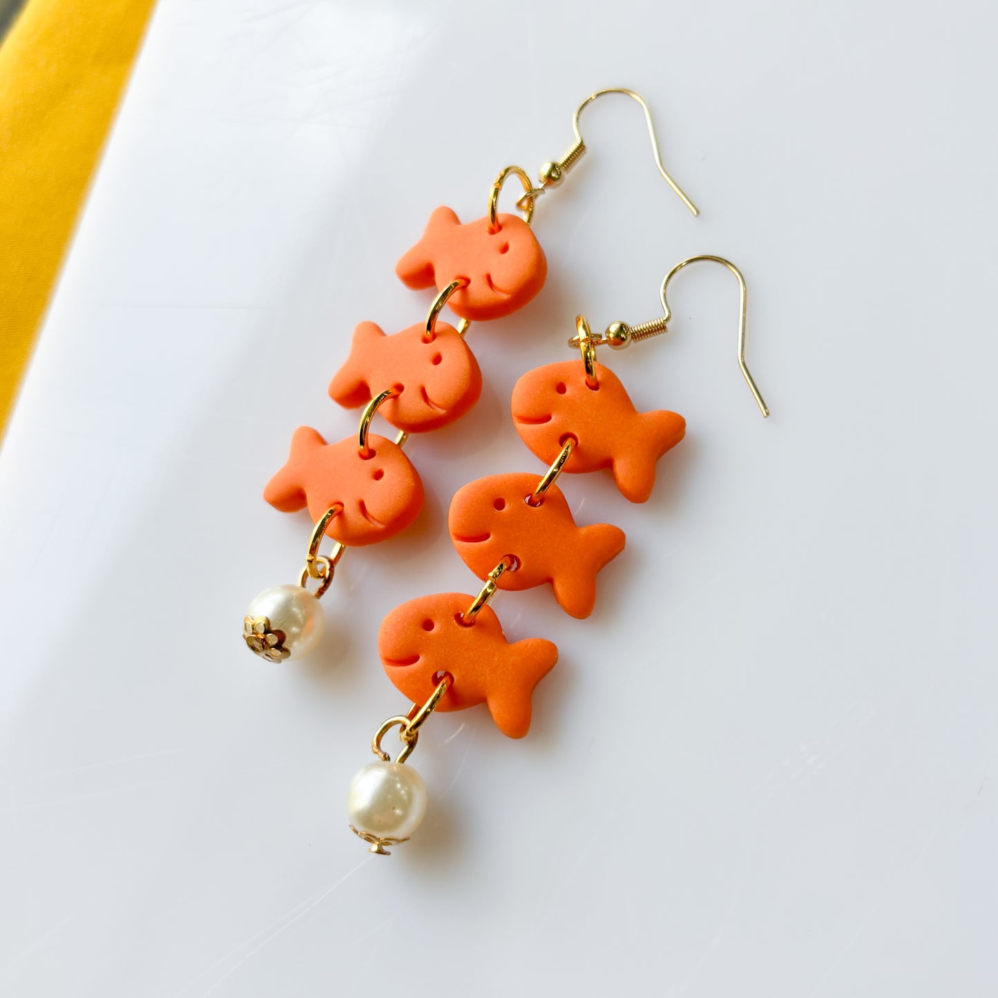 GOLDFISH TRIO EARRINGS
