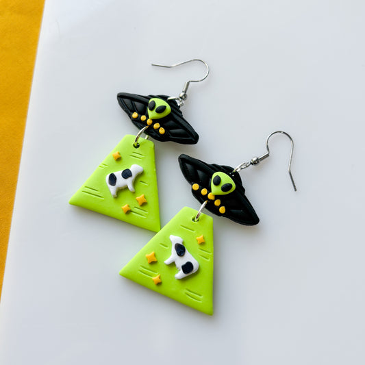UFO ALIEN EARRINGS