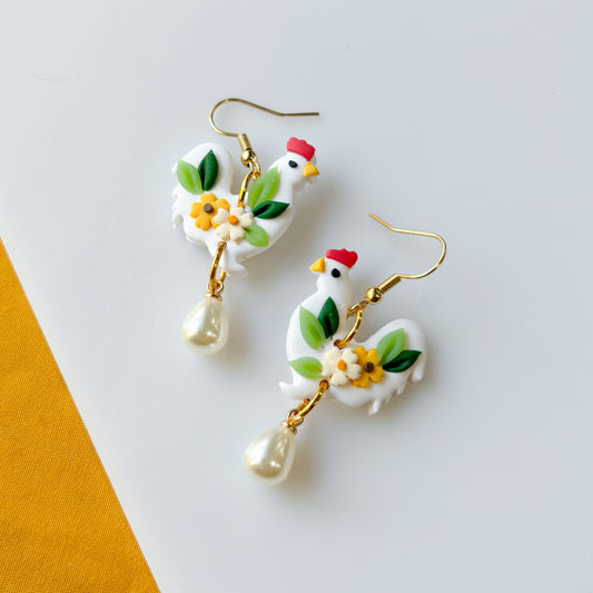 CHICKEN EARRINGS