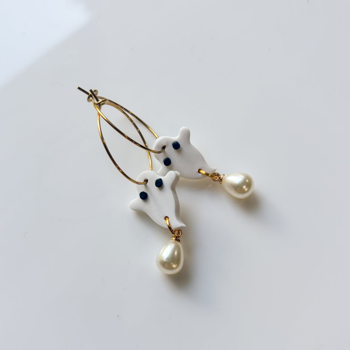 GHOST HOOP EARRINGS
