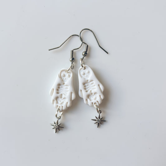 SKELETON GHOST EARRINGS