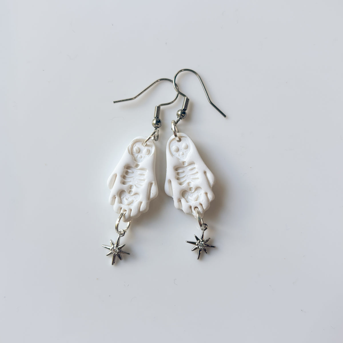 SKELETON GHOST EARRINGS