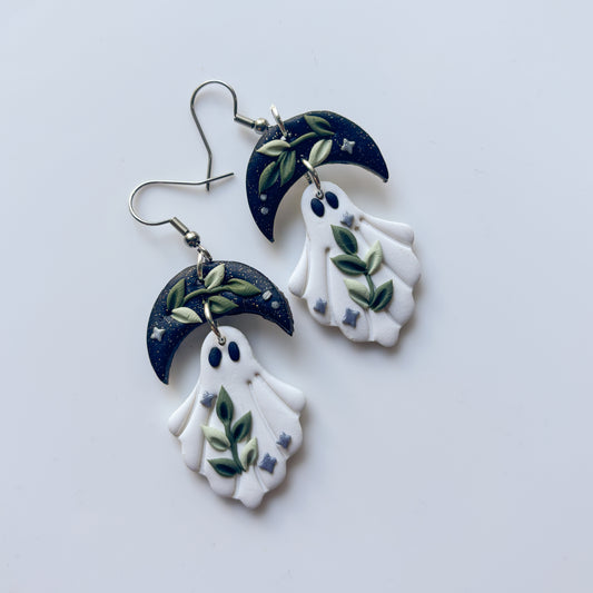 VINE GHOST EARRINGS