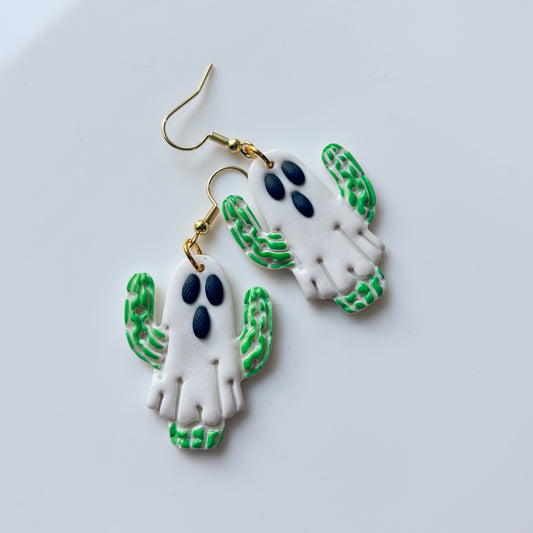CACTI GHOST EARRINGS