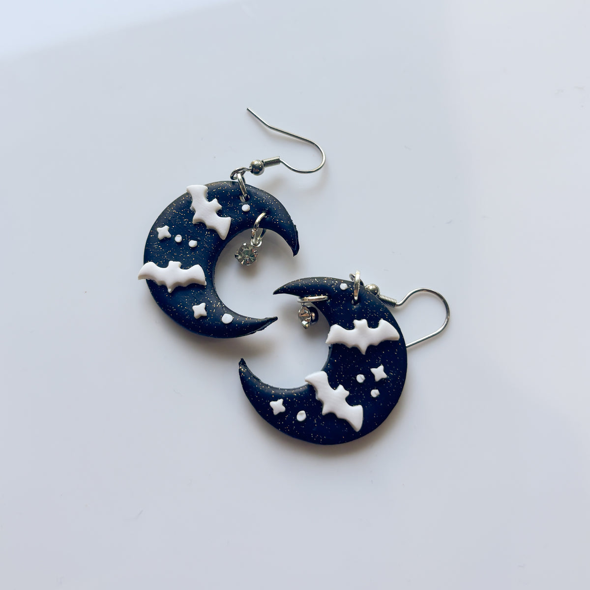 BAT MOON EARRINGS