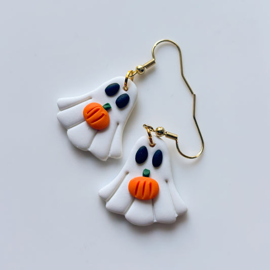 PUMPKIN GHOST EARRINGS