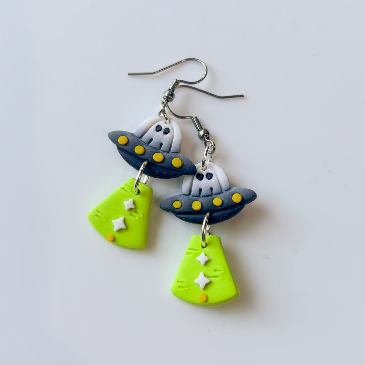 GHOST UFO EARRINGS