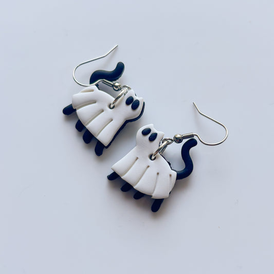 GHOST CAT EARRINGS