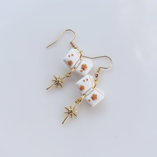 CELESTIAL BOOK EARRINGS