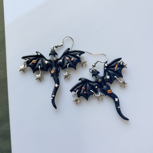 SPACE DRAGON EARRINGS