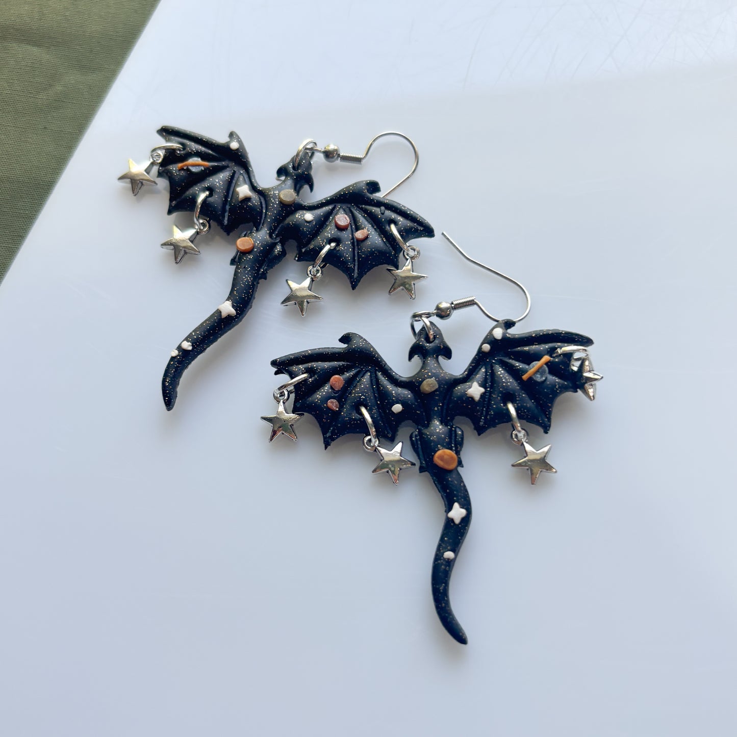 SPACE DRAGON EARRINGS