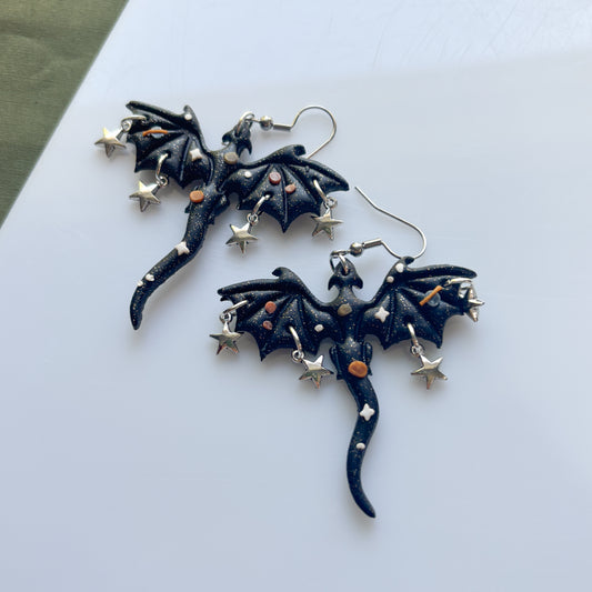 SPACE DRAGON EARRINGS