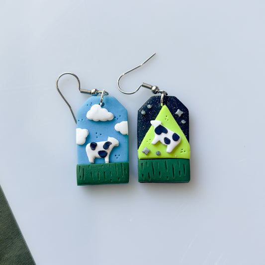 ABDUCTION COW EARRINGS