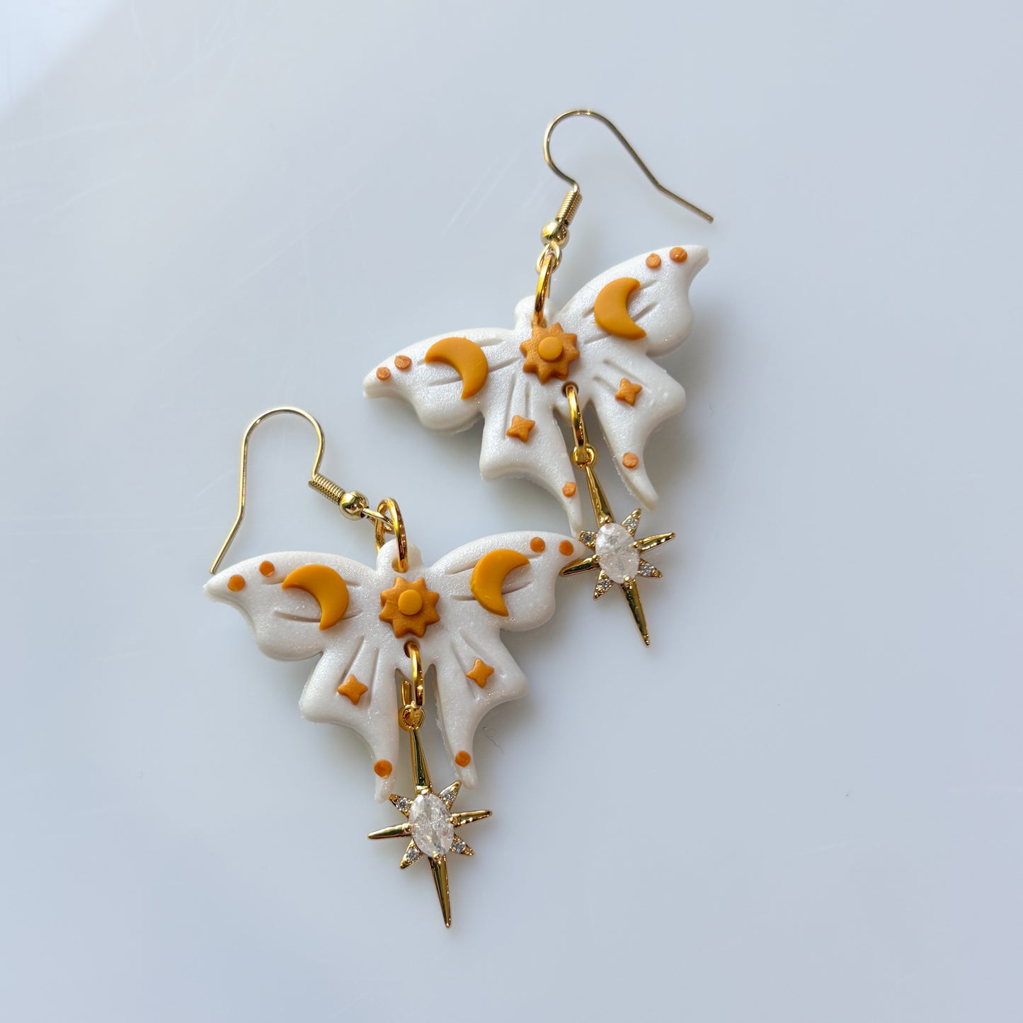 SUN MOTH EARRINGS