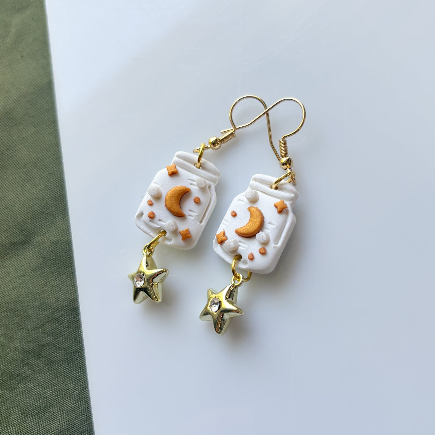MOON & STAR JAR EARRINGS