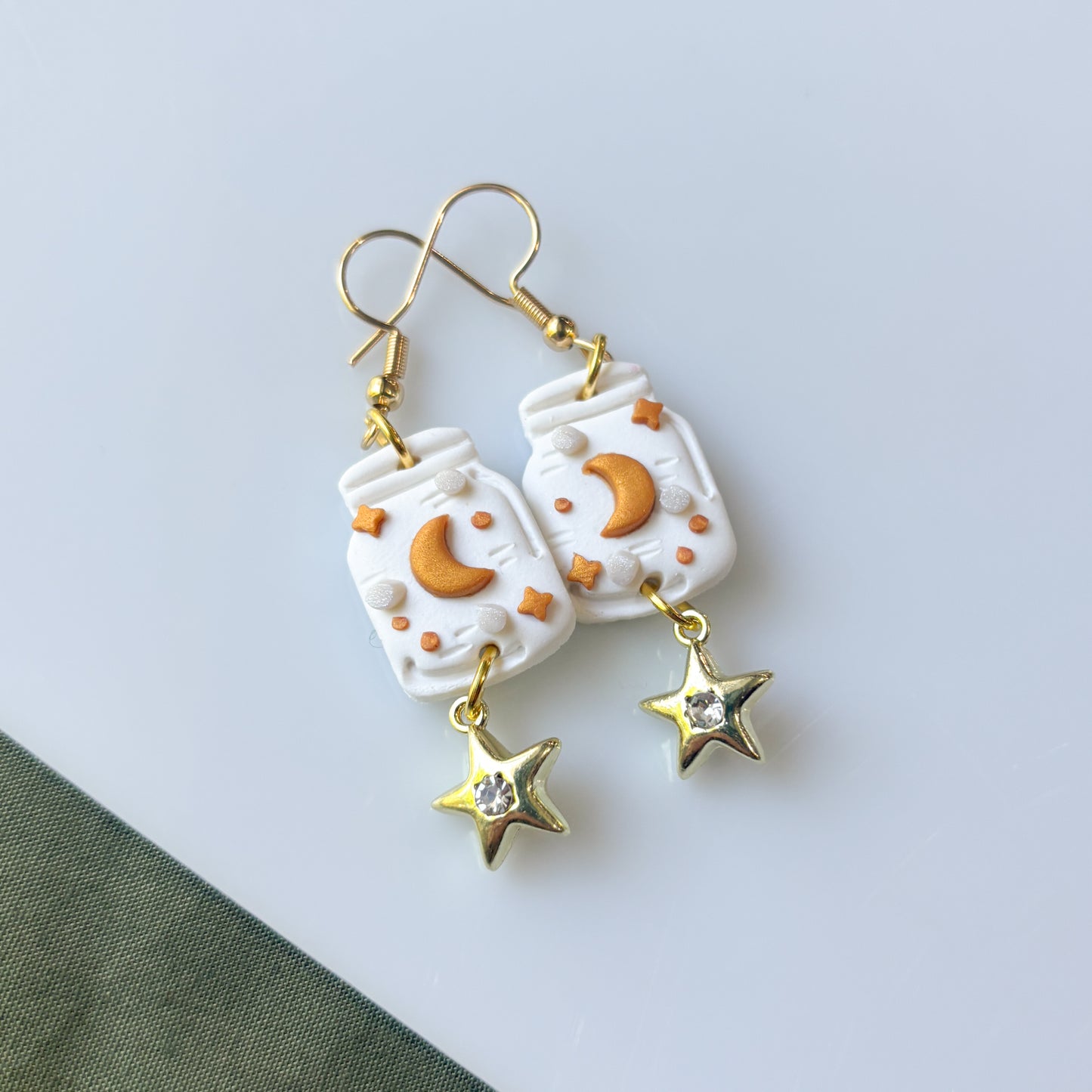 MOON & STAR JAR EARRINGS