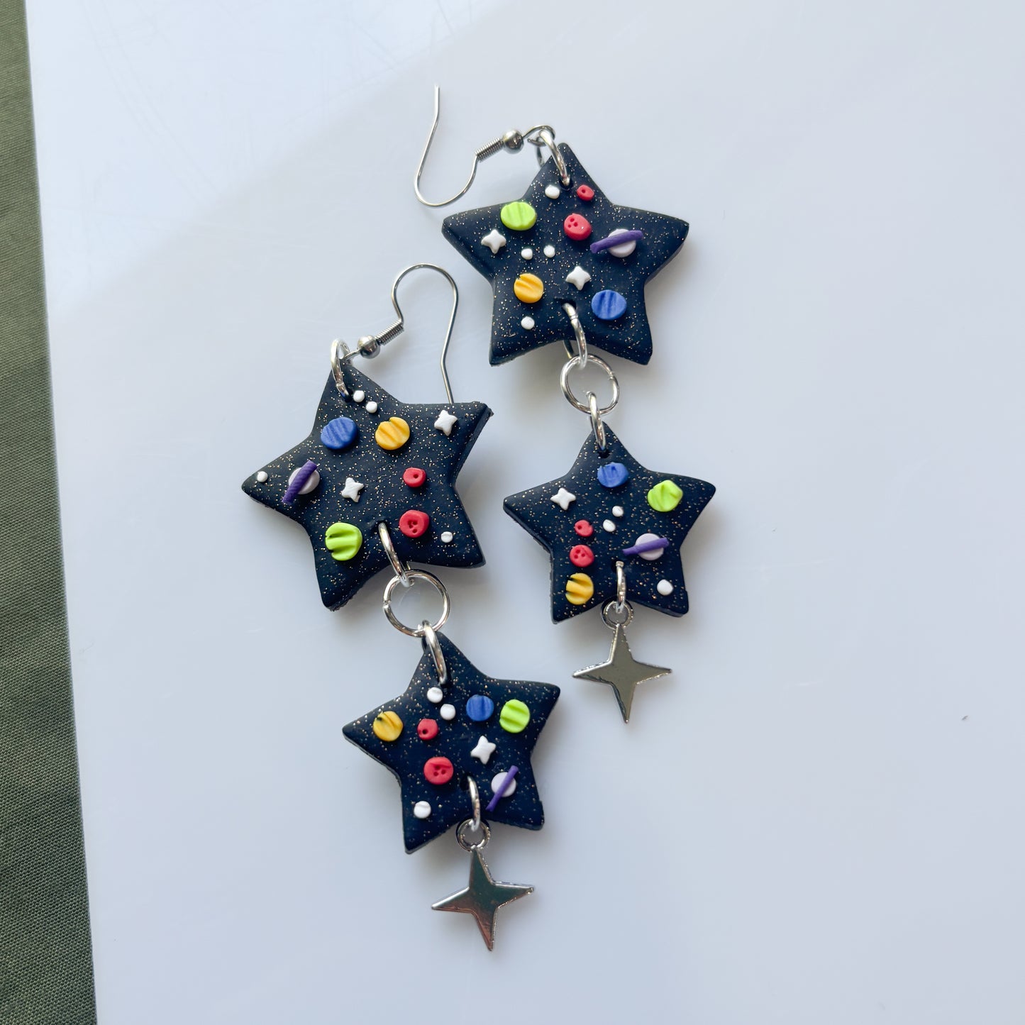 SPACE STAR DUO EARRINGS