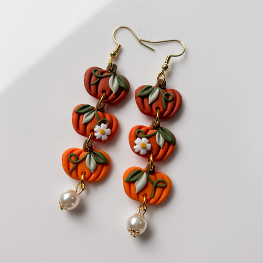 PUMPKIN TRIO EARRINGS