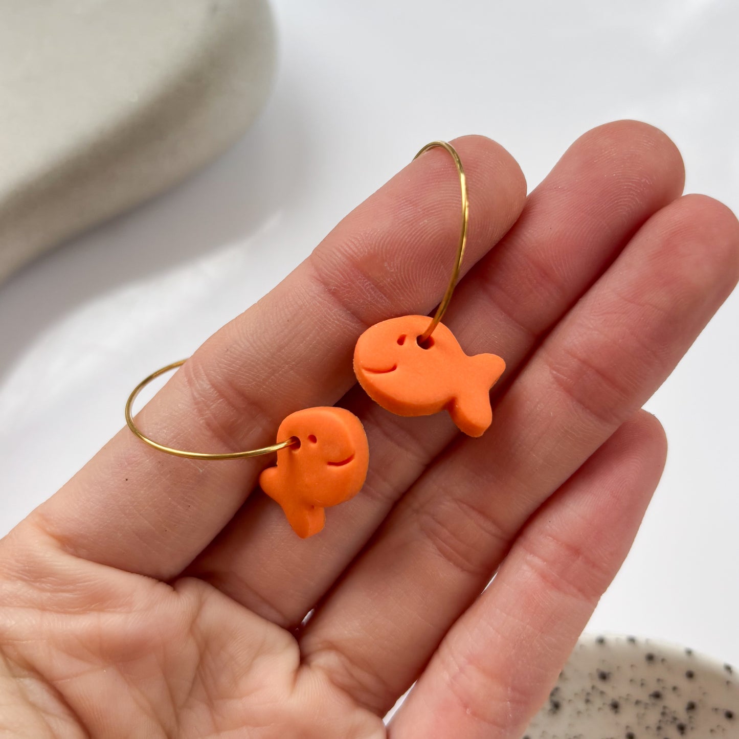 GOLDFISH HOOP EARRINGS