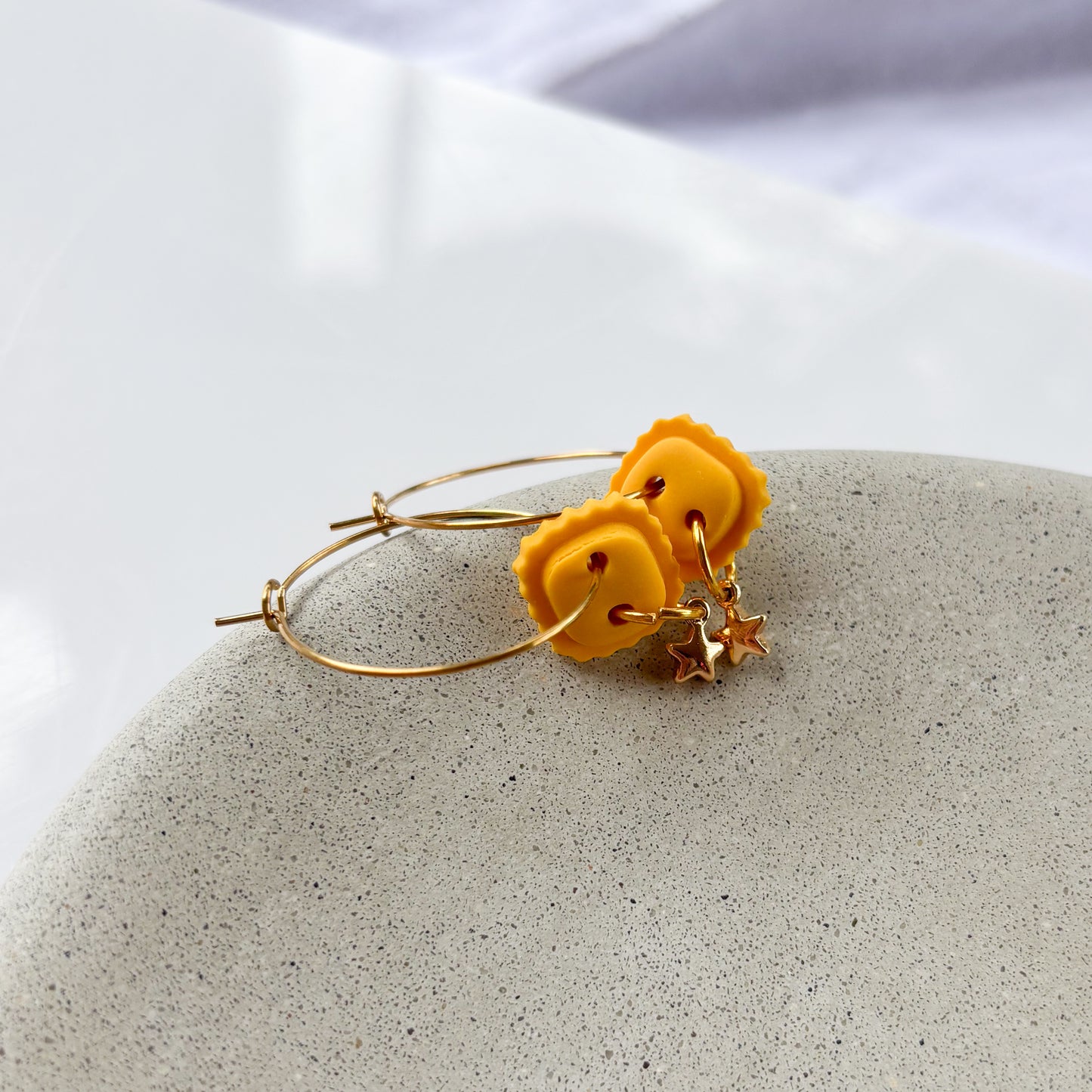 RAVIOLI HOOP EARRINGS